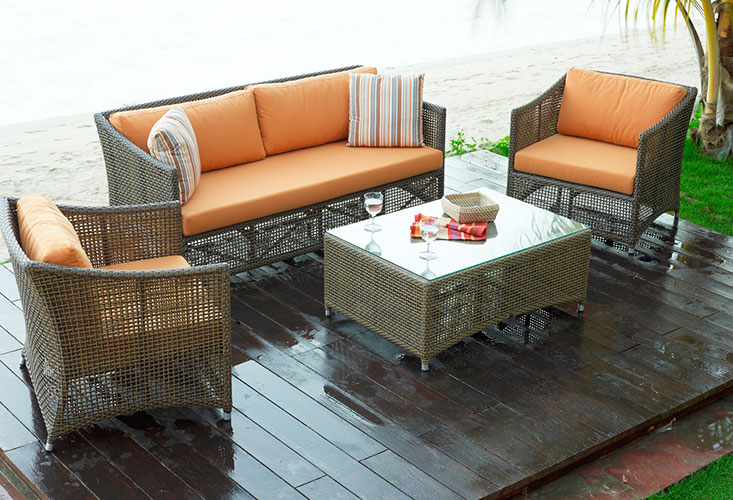 Synthetic Woven Furniture, Drexel Heritage Outdoor Furniture