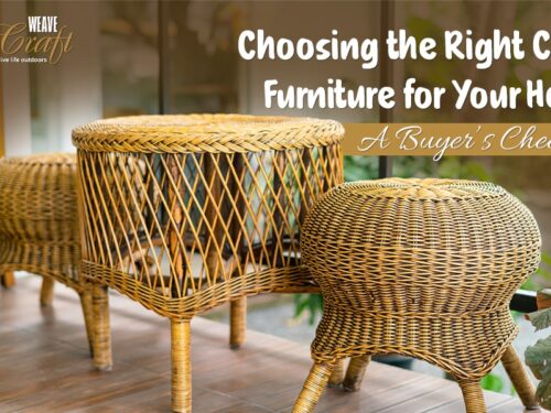 Choosing the Right Cane Furniture for Your Home: A Buyer’s Checklist