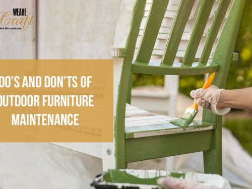 Do’s and Don’ts of Outdoor Furniture Maintenance